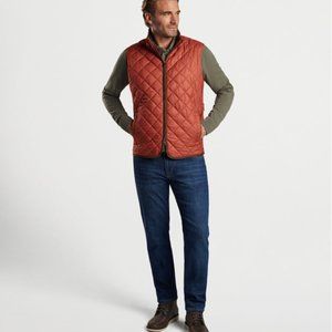 Barnum Quilted Orange Vest